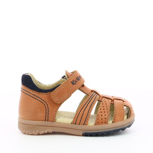 Sandali In Pelle Platiback Taglie 27 - kickers - Modalova