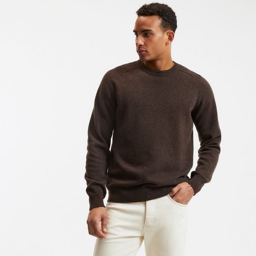 Pull Girocollo In Pura Lana D'agnello Uomo Taglie L - la redoute collections - Modalova