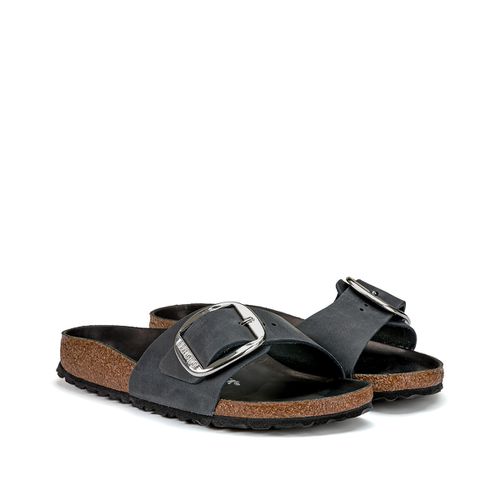 Sabot Pelle Ingrassata Madrid Big Buckle Donna Taglie 40 - birkenstock - Modalova