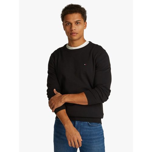 Maglione Girocollo In Cotone Uomo Taglie XL - tommy hilfiger - Modalova