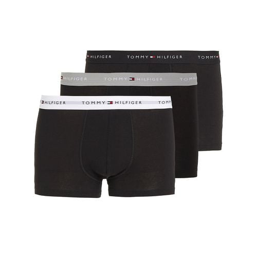 Confezione Da 3 Boxer Tinta Unita Uomo Taglie L - tommy hilfiger - Modalova