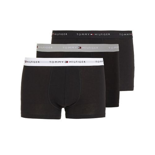 Confezione Da 3 Boxer Tinta Unita Uomo Taglie S - tommy hilfiger - Modalova