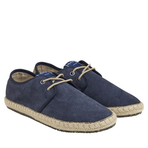 Espadrillas In Pelle Scamosciata Tourist Uomo Taglie 41 - pepe jeans - Modalova