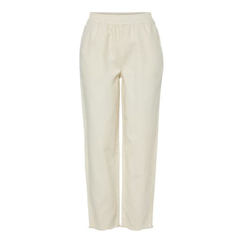 Pantaloni a gamba dritta con frange, vita alta - PIECES - Modalova