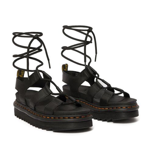 Sandali Stile Gladiatore In Pelle Nartilla Donna Taglie 40 - dr. martens - Modalova