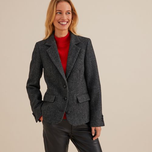 Blazer spigato, taglio attillato - ANNE WEYBURN - Modalova