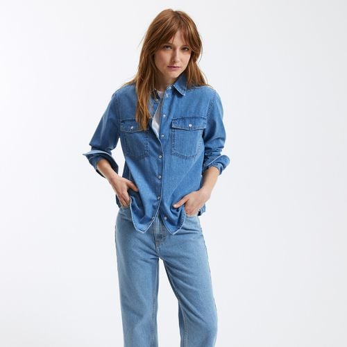 Camicia in denim, maniche lunghe - LA REDOUTE COLLECTIONS - Modalova