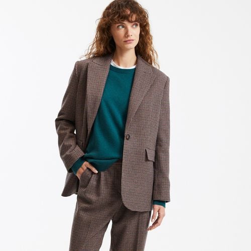 Giacca a quadri taglio oversize - LA REDOUTE COLLECTIONS - Modalova