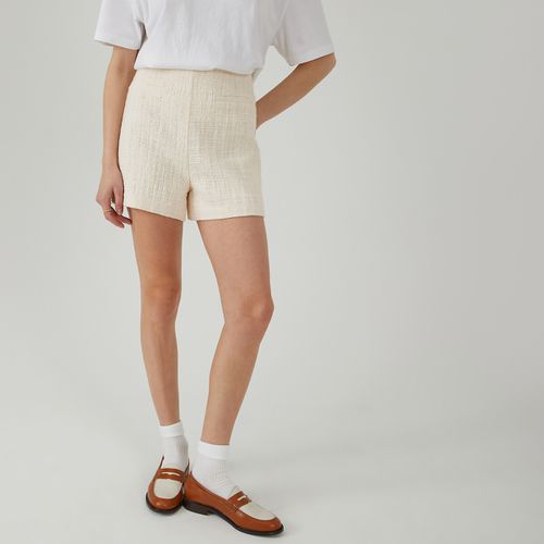 Shorts in tweed, vita alta - LA REDOUTE COLLECTIONS - Modalova