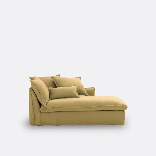 Chaise longue lino stropicciato, bultex, Odna - LA REDOUTE INTERIEURS - Modalova