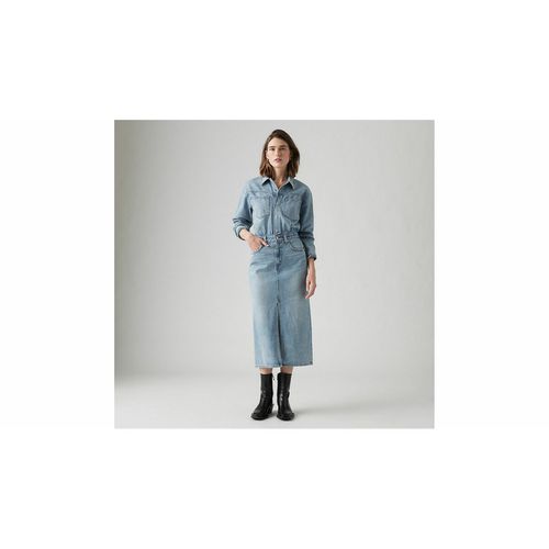 Abito Chemisier Aderente In Denim Donna Taglie W28 (US) - 42 (IT) - levi's - Modalova