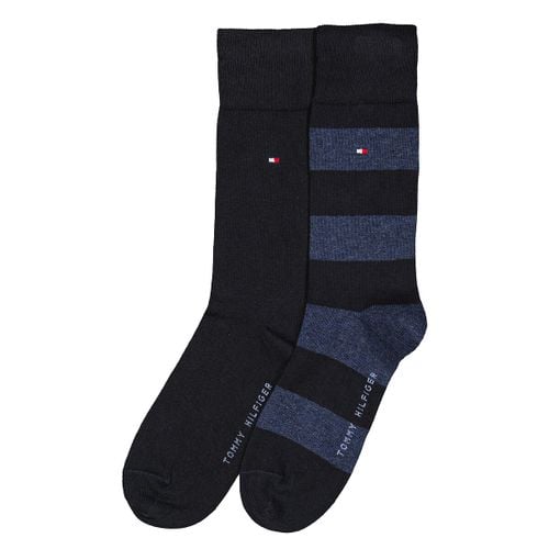 Confezione Da 2 Paia Di Calze Alte Uomo Taglie 39/42 - tommy hilfiger - Modalova