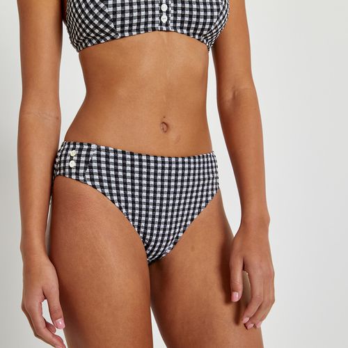 Culotte per bikini, seersucker vichy - LA REDOUTE COLLECTIONS - Modalova