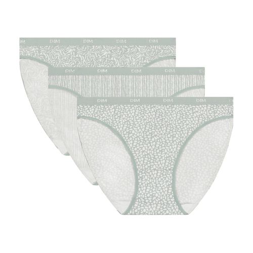 Confezione da 3 slip in cotone elasticizzato Les Pockets - DIM - Modalova