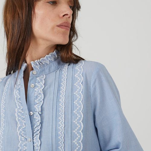 Camicia Romantica Rigata, Signature Eugenie Donna Taglie 34 (FR) - 38 (IT) - la redoute collections - Modalova