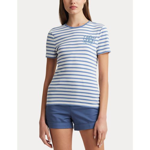 T-shirt maniche corte a righe ALLI - LAUREN RALPH LAUREN - Modalova