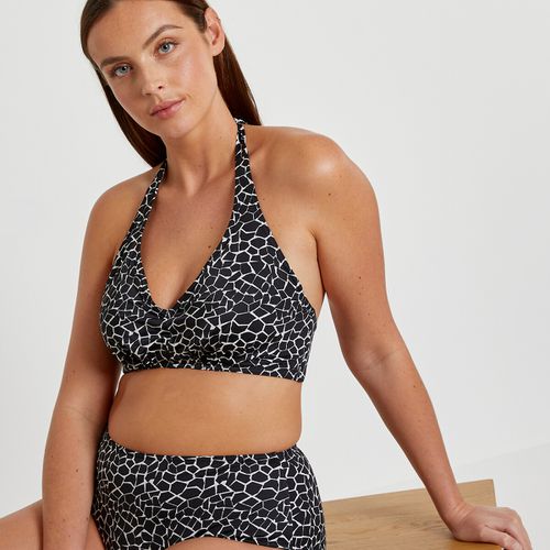 Reggiseno Per Bikini Forma Foulard, Motivo Animalier Donna Taglie 4 C - la redoute collections plus - Modalova