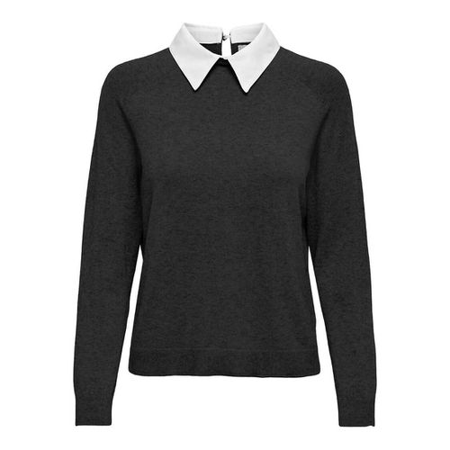 Maglione in maglia fine, collo a camicia - ONLY - Modalova