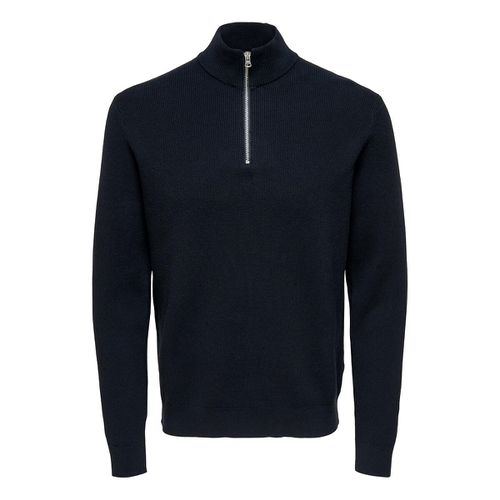 Pull Collo Alto Cerniera Phil Taglie S - only & sons - Modalova