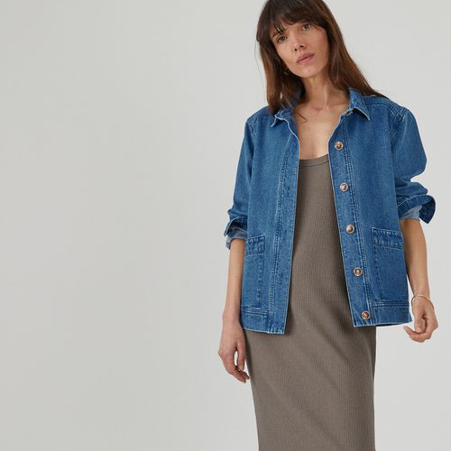 Giacca ampia in denim, Signature LEONY - LA REDOUTE COLLECTIONS - Modalova