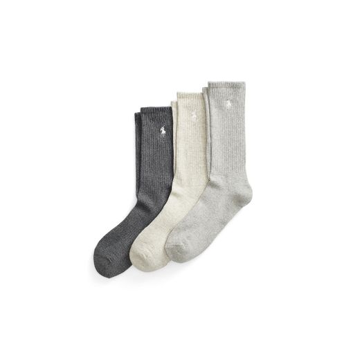Confezione Da 3 Paia Di Calze Alte Uomo Taglie 39/45 - polo ralph lauren - Modalova