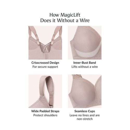 Reggiseno Senza Ferretti Avvolgente Magiclift Donna Taglie 8 G - glamorise - Modalova