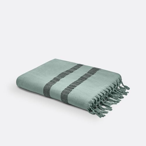 Asciugamano Fouta Bio, Foderato Spugna Antalya Taglie 50 x 100 cm - la redoute interieurs - Modalova