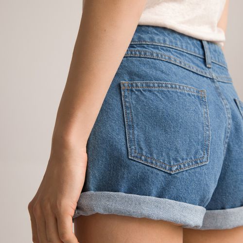 Shorts In Denim Di Cotone Bio Donna Taglie 34 (FR) - 38 (IT) - la redoute collections - Modalova