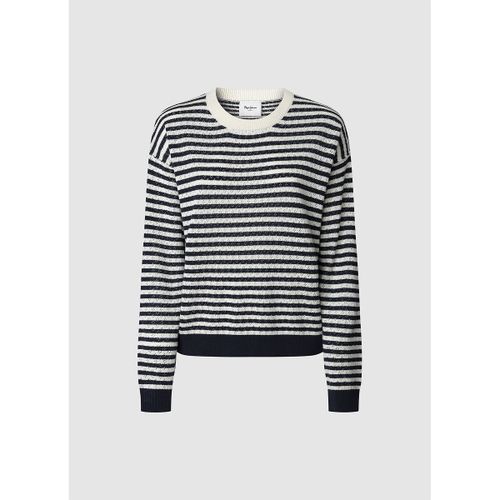 Pull A Righe Scollo Rotondo Donna Taglie XS - pepe jeans - Modalova