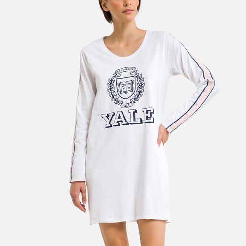 T-shirt Grande In Cotone A Maniche Lunghe Donna Taglie S - yale - Modalova