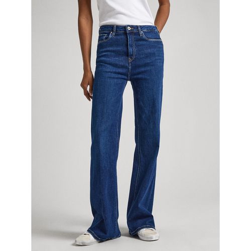 Jeans Bootcut, Vita Alta Donna Taglie W30 L30 (US) - 44 (IT) - pepe jeans - Modalova