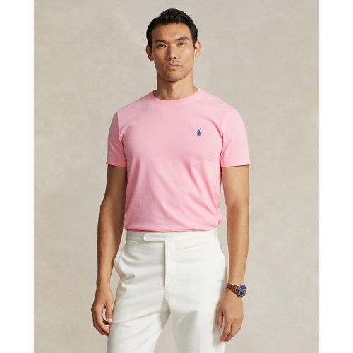 T-shirt scollo rotondo in jersey di cotone - POLO RALPH LAUREN - Modalova