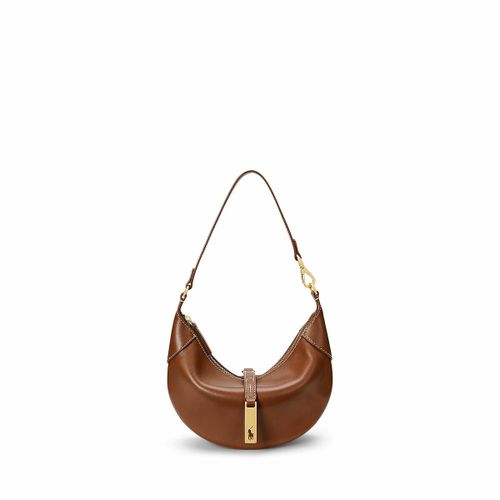 Borsa mezzaluna in pelle - POLO RALPH LAUREN - Modalova