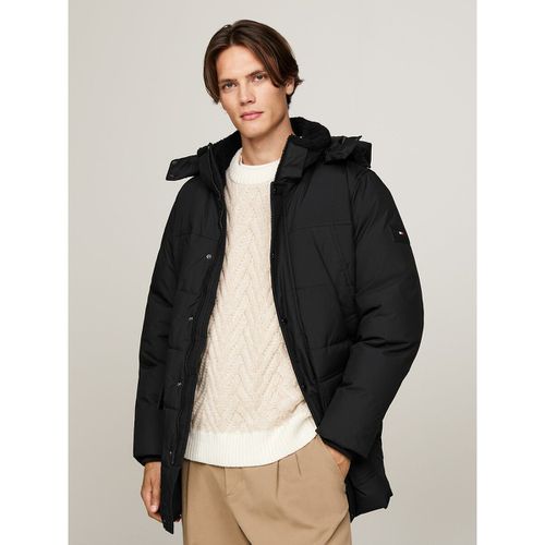 Parka Con Cappuccio Removibile Impermeabile E Isolante Uomo Taglie S - tommy hilfiger - Modalova