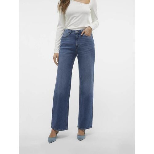 Jeans Larghi, Vita Alta Donna Taglie W25 L30 (US) - 38 (IT) - vero moda - Modalova