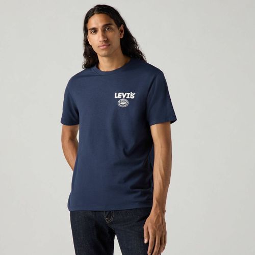 T-shirt Con Scollo Rotondo Fantasia Uomo Taglie S - levi's - Modalova