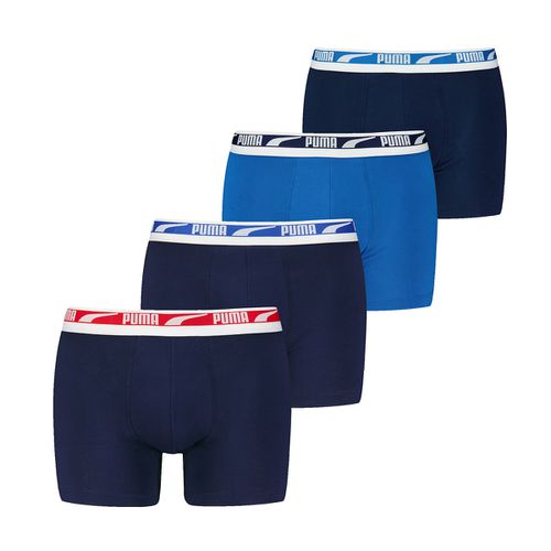 Confezione Da 4 Boxer Tinta Unita Everyday Multilogo Uomo Taglie XL - puma - Modalova