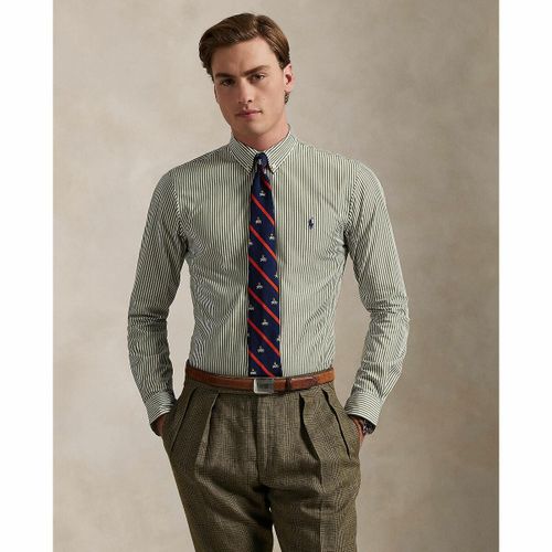 Camicia Aderente Chino Con Logo Ricamato Uomo Taglie M - polo ralph lauren - Modalova