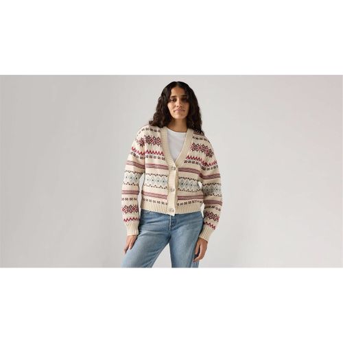 Cardigan Scollo A V, Con Bottoni Donna Taglie L - levi's - Modalova