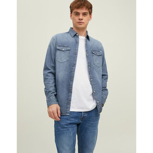 Camicia in denim slim Jjesheridan - JACK & JONES - Modalova