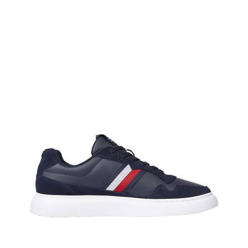 Basketsin Pelle Lightweight Cupsole Uomo Taglie 42 - tommy hilfiger - Modalova