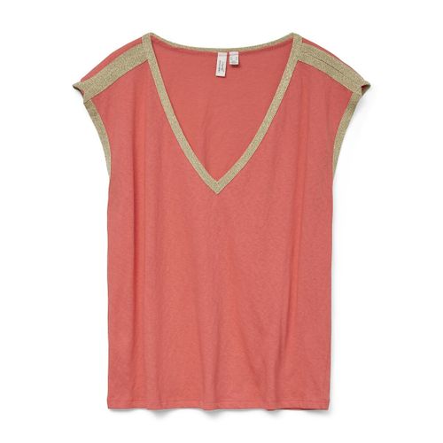 T-shirt Con Scollo A V Donna Taglie XS - vero moda - Modalova