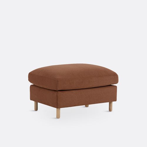 Pouf poliestere chiné, Loméo - LA REDOUTE INTERIEURS - Modalova