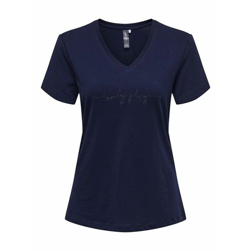 T-shirt Con Scollo A V Donna Taglie S - only play - Modalova