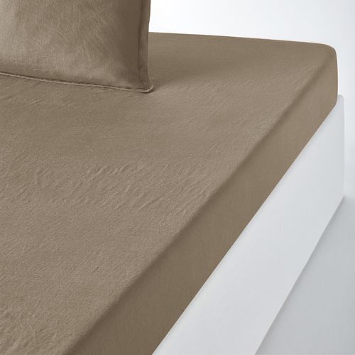 Lenzuolo Con Angoli Lino Lavato, Balza 30cm, Linot Taglie 160 x 200 cm - la redoute interieurs - Modalova