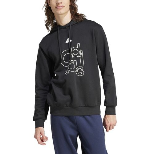 Felpa Con Cappuccio Brand Love Uomo Taglie M - adidas sportswear - Modalova