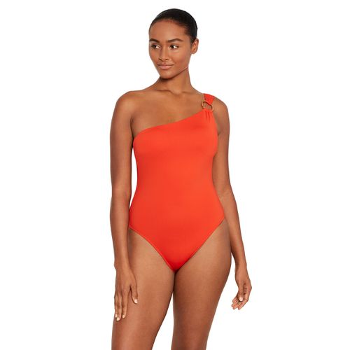 Costume da bagno intero asimmetrico Beach Club Solids - LAUREN RALPH LAUREN - Modalova