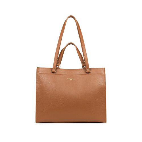 Tote bag da spalla cerniera XL FOULONNÉ DOUBLE - LANCASTER - Modalova