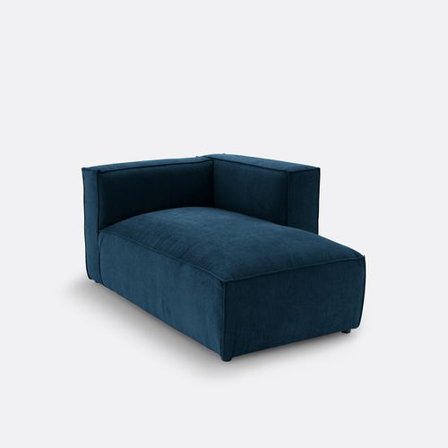 Chaise Longue Modulabile Velluto Texturé, Seven Taglie angolo destro - la redoute interieurs - Modalova