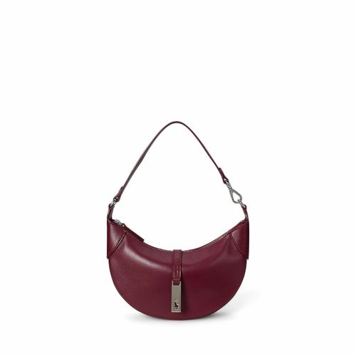 Borsa mezzaluna in pelle - POLO RALPH LAUREN - Modalova
